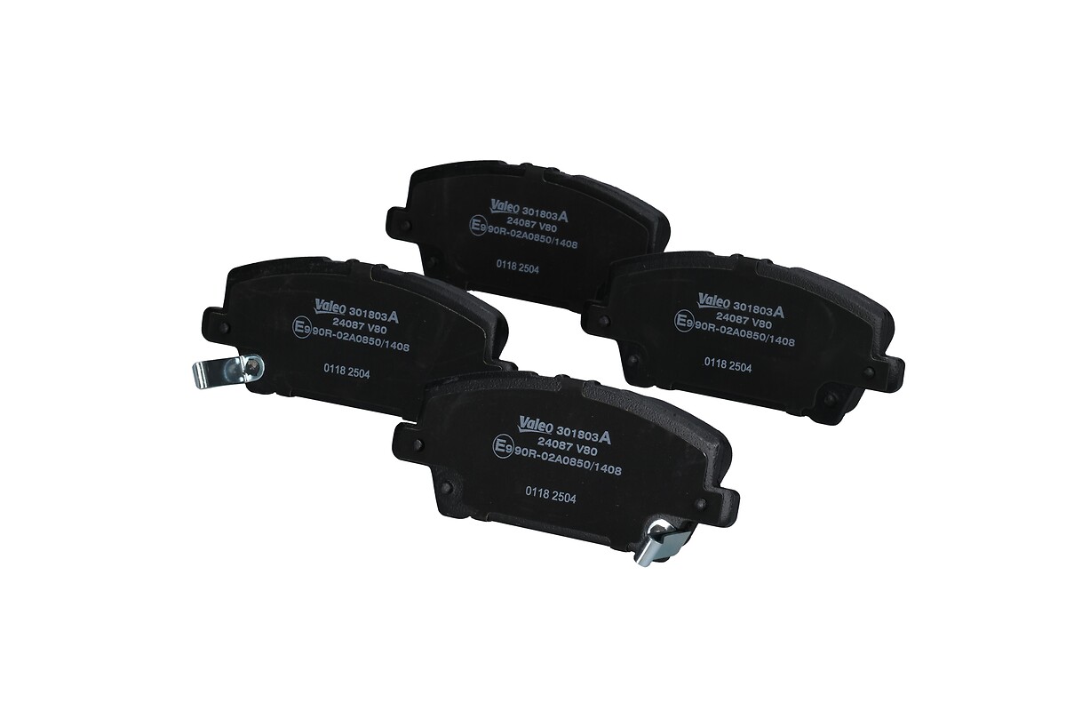 Jeu de 4 plaquettes de frein VALEO ref. 301803A